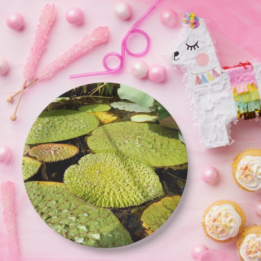 Lilien-Auflage-Pappteller Pappteller (Party)