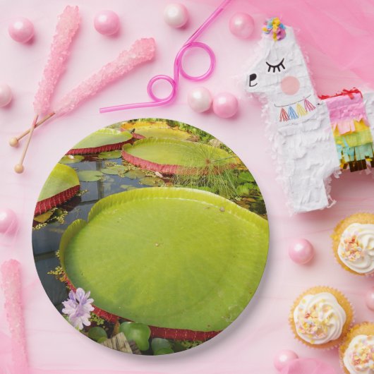 Lilien-Auflage-Pappteller Pappteller (Party)