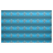 Lilien-Blau-Satin Stoff (Fat Quarter (45,7 x 55,9 cm))