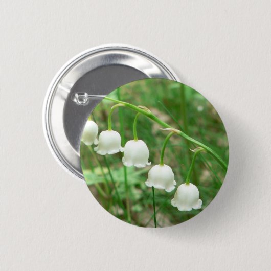 Lilien-Blume Button (Vorne & Hinten)