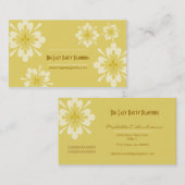 Lilien-Blume Visitenkarte (Vorne/Hinten)