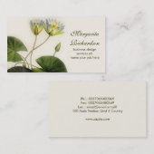 Lilien-Blumen-Geschäftskarte Visitenkarte (Vorne/Hinten)