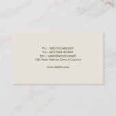 Lilien-Blumen-Geschäftskarte Visitenkarte (Rückseite)