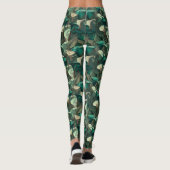 Lilien Blumen Workout Calla-Lilien Funkeln Mütter Leggings (Rückseite)