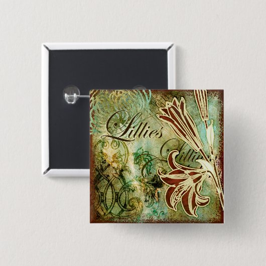 Lilien Button (Vorne & Hinten)