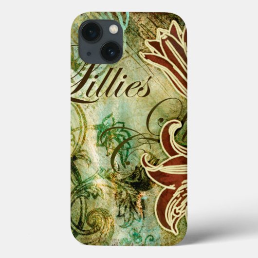 Lilien Case-Mate iPhone Hülle (Rückseite)