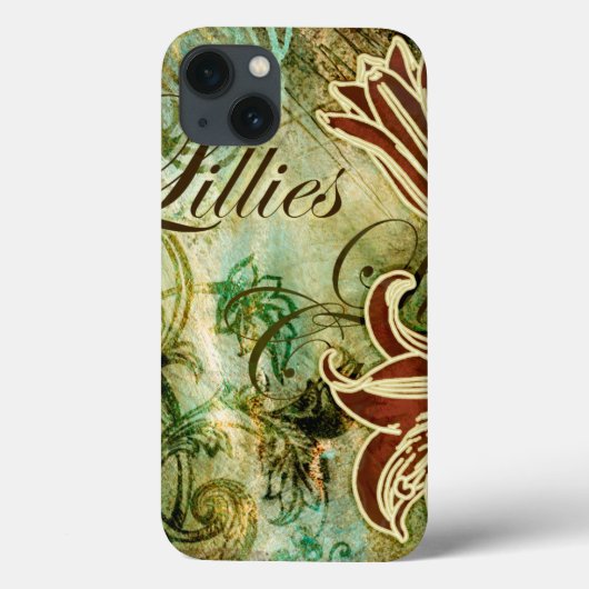 Lilien Case-Mate iPhone Hülle (Rückseite)