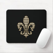 Lilien-Checkered Muster Mousepad (Mit Mouse)