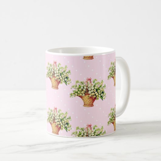Lilien der Tal-Tasse Kaffeetasse (VorderseiteRechts)