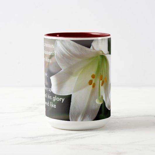 Lilien des Feldes - Tasse (Mittel)