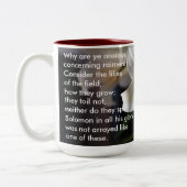 Lilien des Feldes - Tasse (Links)