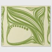 Lilien des Tales. Blumenrahmen. Schöne Seite Geschenkpapier (Flach)