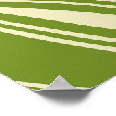 Lilien des Tales. Blumenrahmen. Schöne Seite Poster (Ecke)