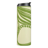 Lilien des Tales. Blumenrahmen. Schöne Seite Thermosbecher (Nach links gedreht)