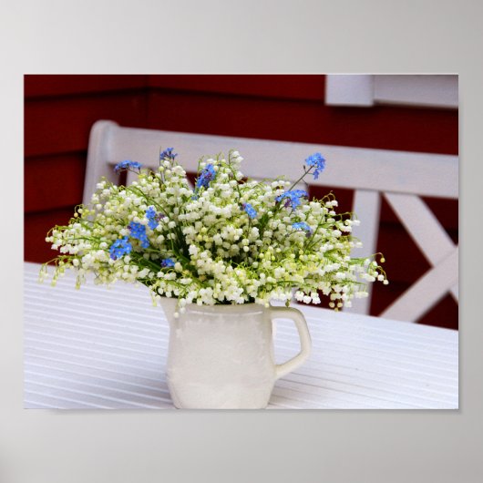 Lilien des Tales (Convallaria majalis) Poster (Vorne)