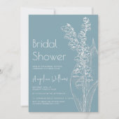 Lilien des Tals Bridal Dusche Einladung (Vorderseite)