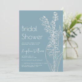 Lilien des Tals Bridal Dusche Einladung