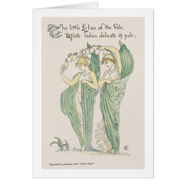 Lilien des Tals, von Feast der Flora, 1901 (colo (Vorne)