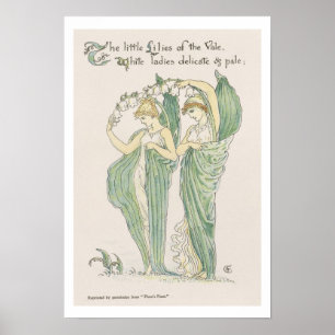Lilien des Tals, von Feast der Flora, 1901 (colo Poster