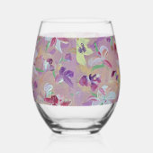 Lilien des Tals Weinglas Ohne Stiel (Links)