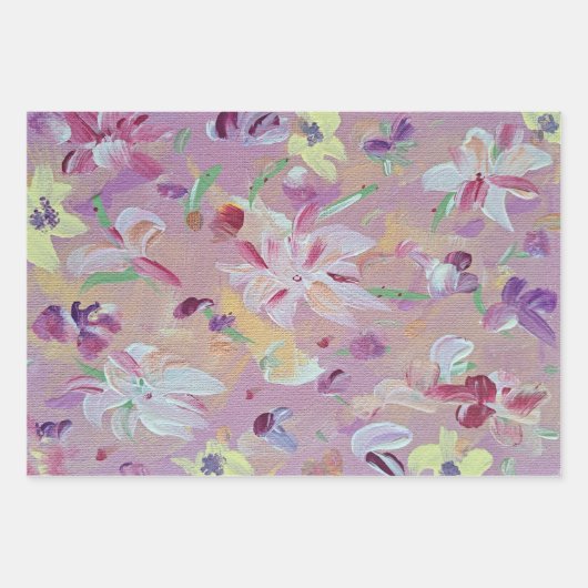 Lilien des Valley Wrapping Paper Geschenkpapier Set (Vorderseite 3)