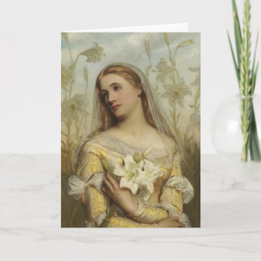 Lilien durch leere Anmerkung Karte Cus (Vorderseite)