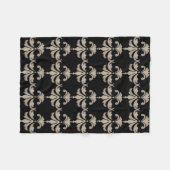 Lilien-Fleece-Decke Fleecedecke (Vorderseite (Horizontal))