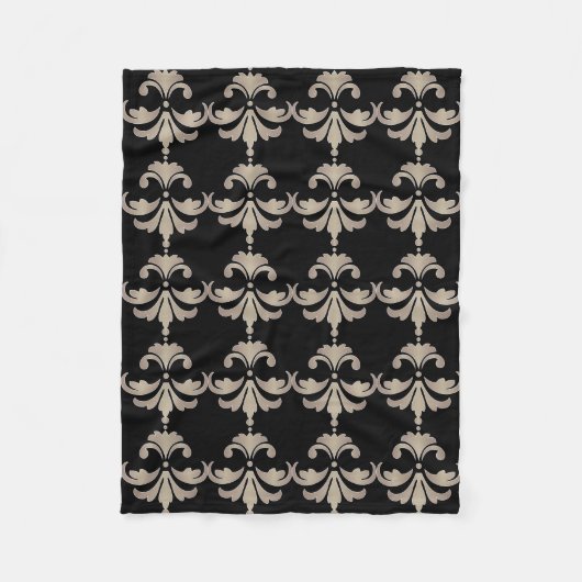 Lilien-Fleece-Decke Fleecedecke (Vorderseite)