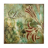 Lilien Fliese (Vorderseite)