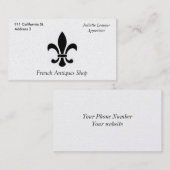 Lilien-Geschäfts-Karte Visitenkarte (Vorne/Hinten)