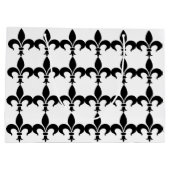 Lilien-Geschenk-Tasche Paris französische Große Geschenktüte (Rückseite)