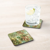 Lilien Getränkeuntersetzer (Rechte Seite)