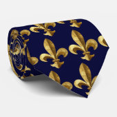 Lilien-Gold Krawatte (Gerollt)
