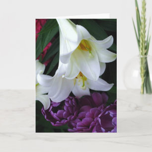 Lilien-Gruß-Karte Karte