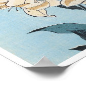 Lilien, Hokusai, 1832 Poster (Ecke)