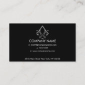 Lilien-Ikonen-Geschäfts-Karte Visitenkarte (Rückseite)