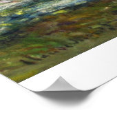 Lilien im Monets Garden von Claude Monet Poster (Ecke)