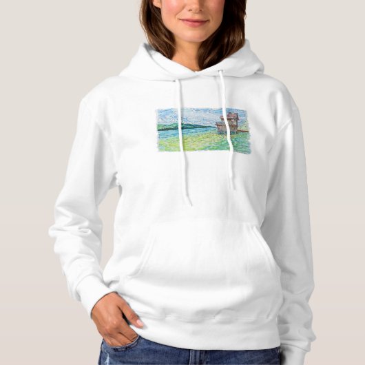 Lilien im See Hoodie (Vorderseite)