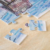 Lilien im See Puzzle (Seite)