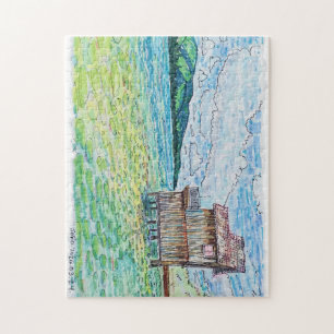 Lilien im See Puzzle