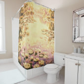 Lilien im Teich Duschvorhang (Beispiel)