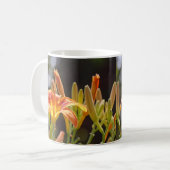 Lilien in der Sonne Kaffeetasse (Vorderseite Links)