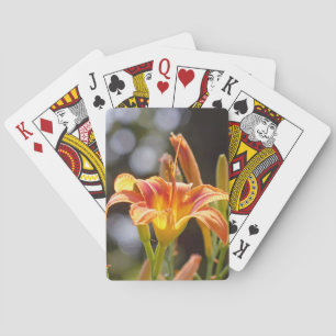 Lilien in der Sonne Spielkarten
