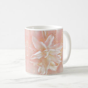 Lilien in rosa Fantasie Kaffeetasse