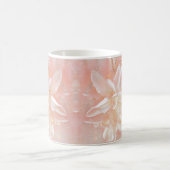 Lilien in rosa Fantasie Kaffeetasse (Mittel)