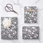Lilien in Schwarz und Weiß Geschenkpapier Set<br><div class="desc">Größe: 19" x 29" Unser schön bedrucktes Packpapier ist in einem Set von drei bequem vorgeschnittenen Blättern erhältlich. Ideal für Geschenkpackungen, Gastgeschenke oder um Ihr nächstes kreatives Heimwerkerprojekt wirklich herausragend zu machen! Diese flachen Wraps sind besser als herkömmliche Würfel, weil sie nicht auf sich selbst abrollen, und die bequemen Leitgitter...</div>