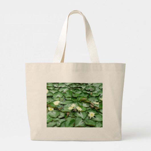 Lilien Jumbo Stoffbeutel (Rückseite)