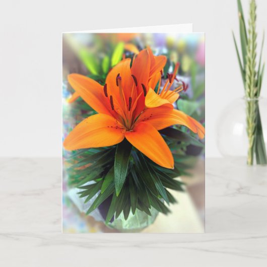 Lilien Karte (Vorderseite)
