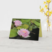 Lilien Karte (Gelbe Blume)