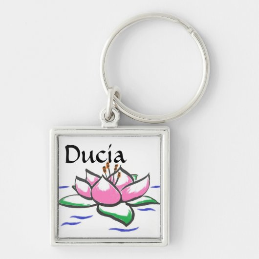 Lilien-Kette Schlüsselanhänger (Vorne)